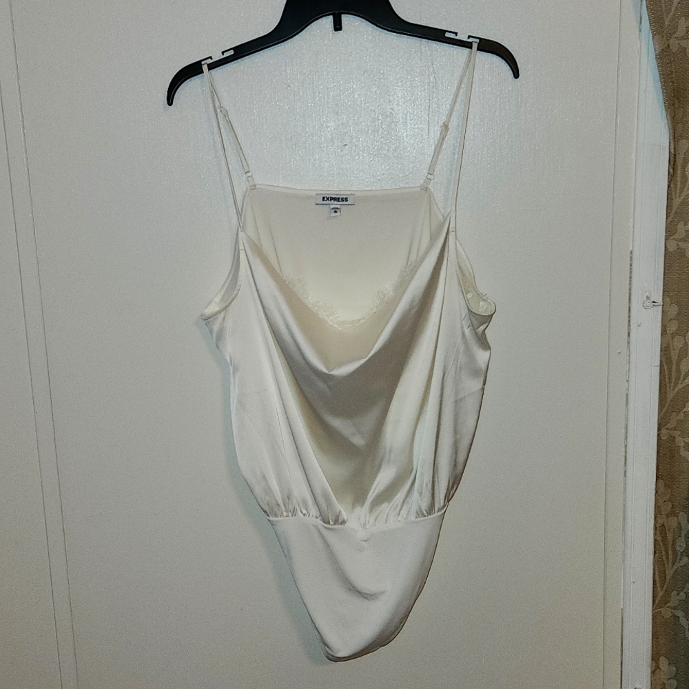 Express bodysuit with lace detail